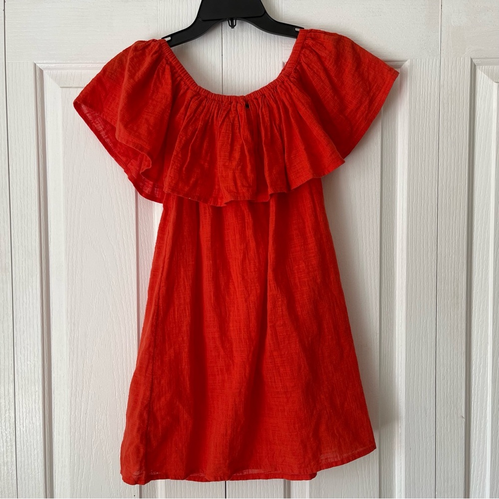 Billabong, Women’s top, XS/TP, Orange/Red, 100% Cotton.